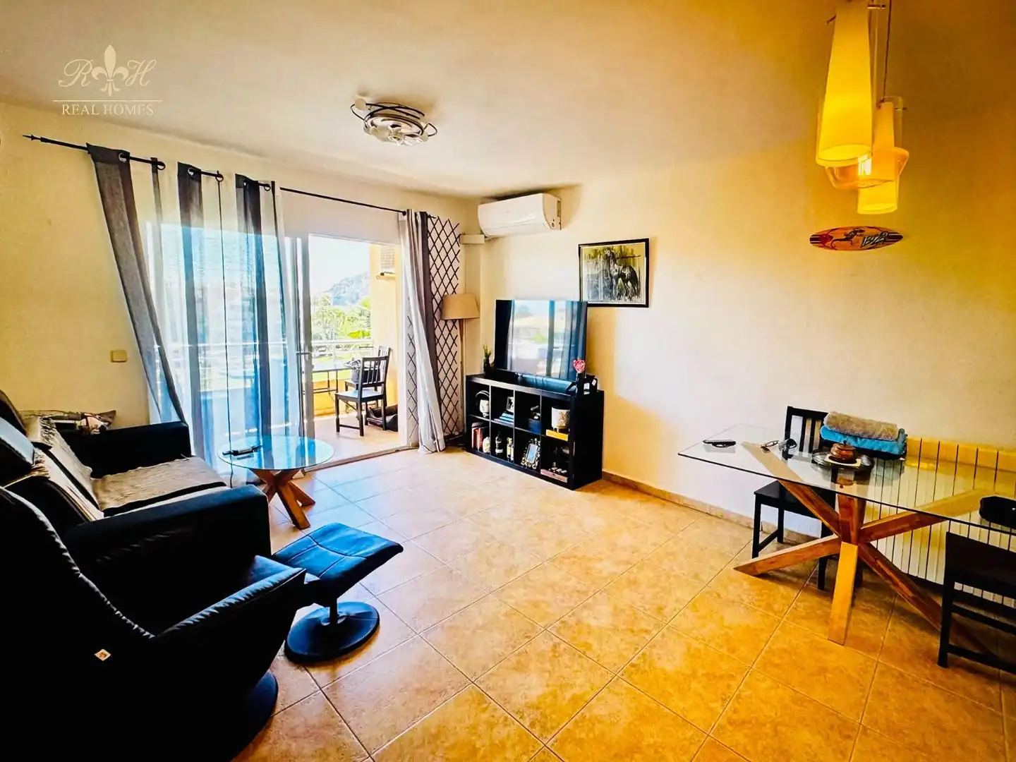 Living room of Attic for sale in L'Alfàs del Pi  with Air Conditioner, Heating and Terrace