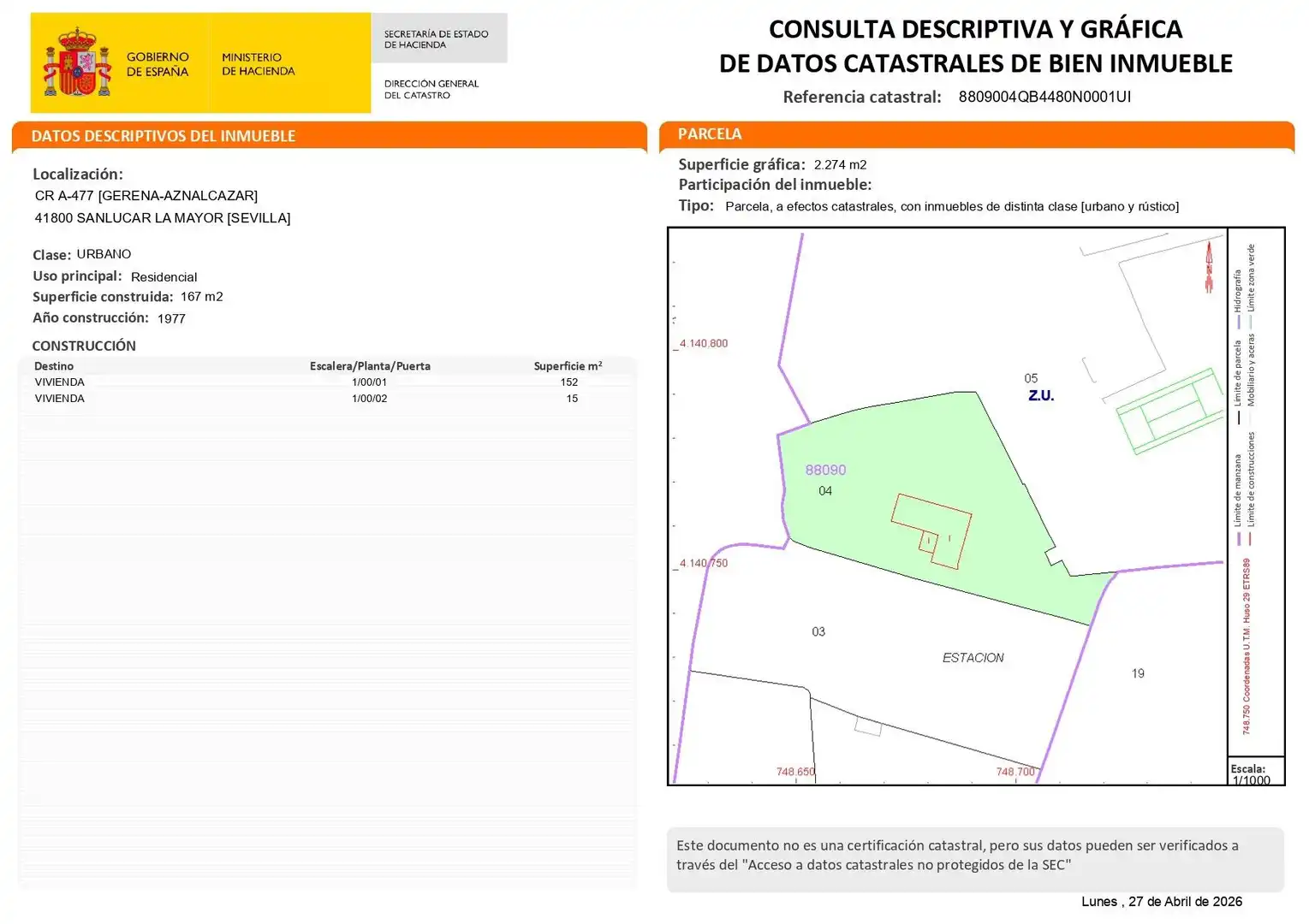 Chalet con jardín en venta en Sanlúcar la Mayor, imagen 44