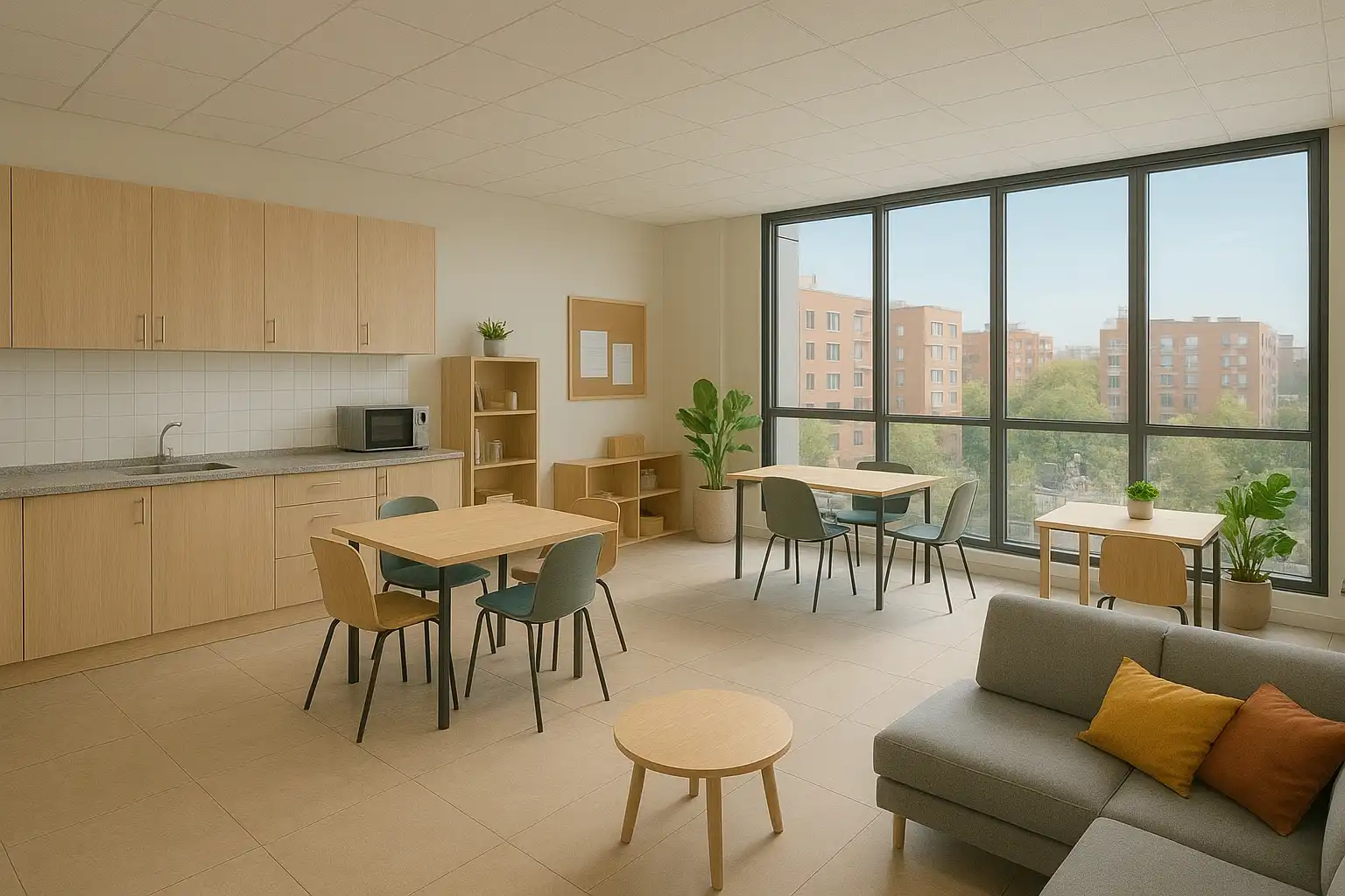 Wohnzimmer von Gebäude zur Miete in Málaga mit Alarm
