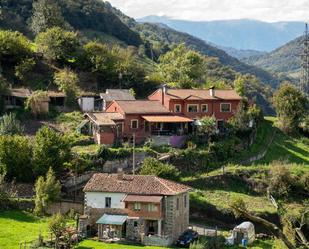 Vista exterior de Casa o xalet en venda en Aller amb Jardí privat, Terrassa i Traster