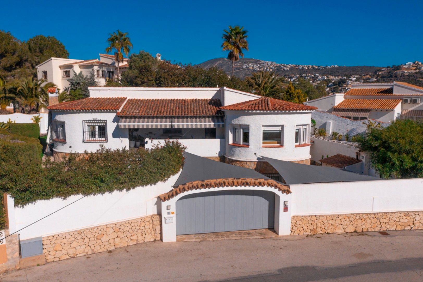 Exterior view of House or chalet for sale in Moraira