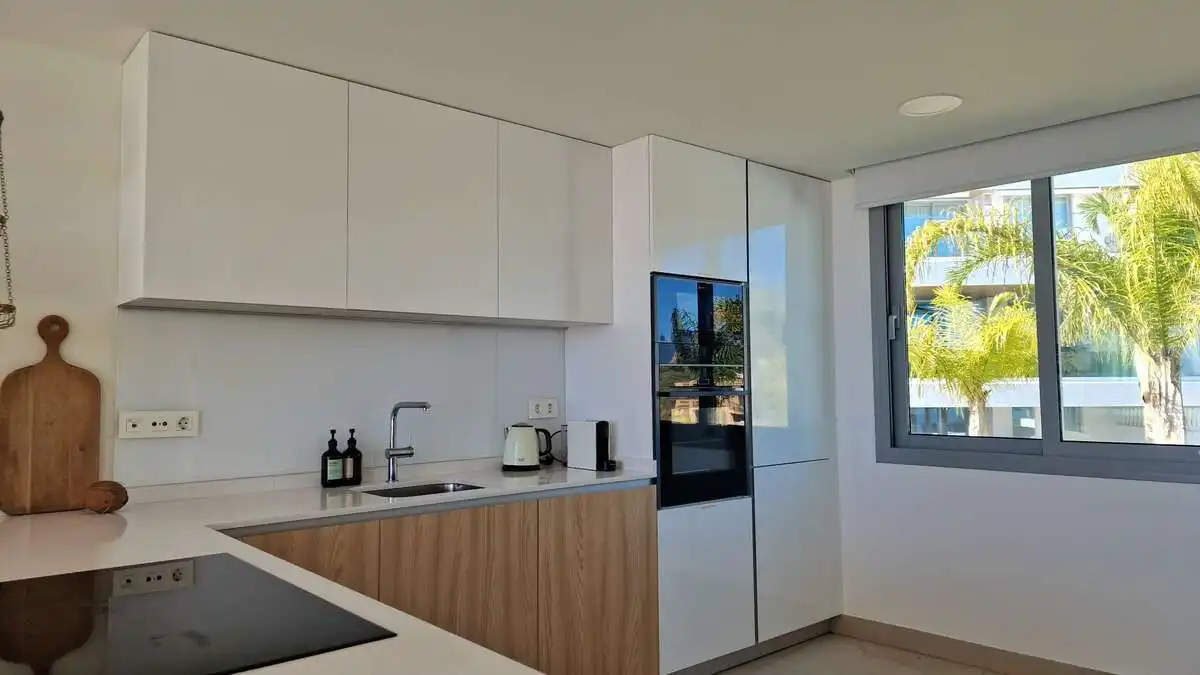 Cocina de Ático en venta en Mijas con Aire acondicionado, Piscina y Amueblado