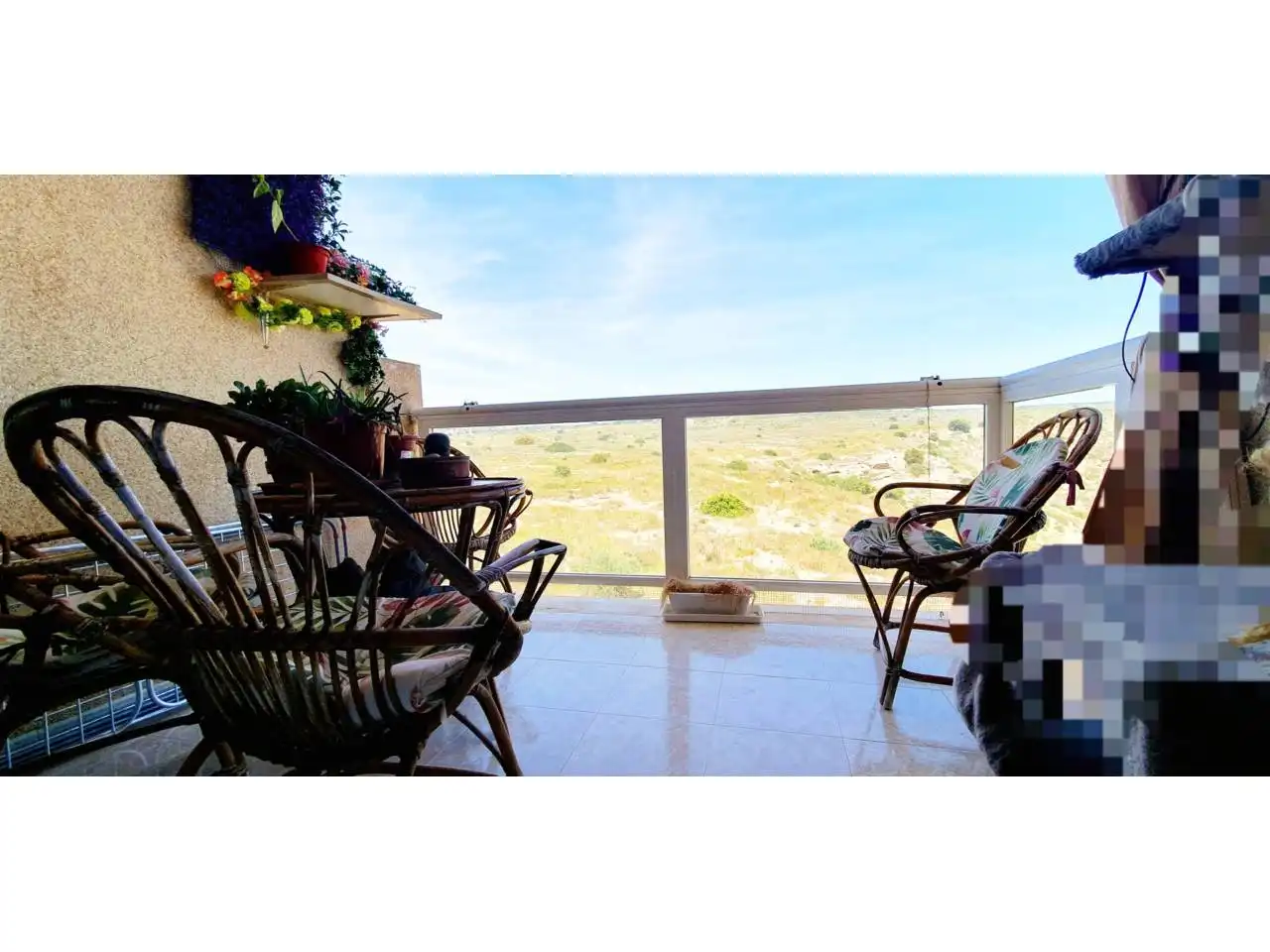 Balcony of Flat for sale in Santa Pola  with Air Conditioner, Heating and Terrace