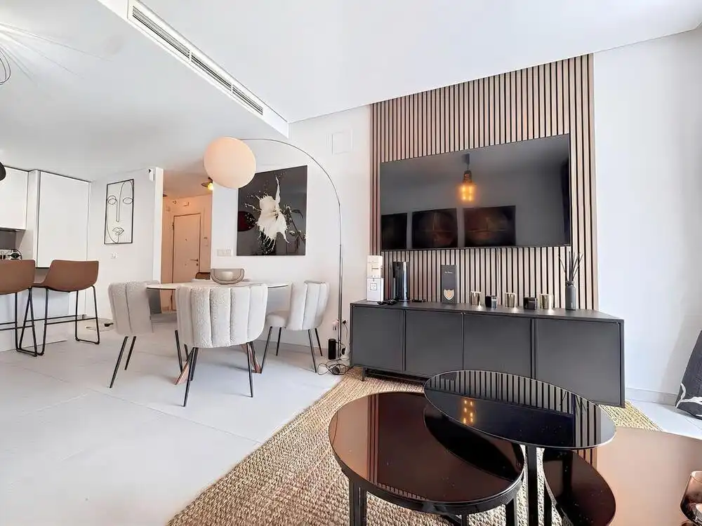 Sala d'estar de Àtic en venda en Benahavís amb Aire condicionat, Terrassa i Traster