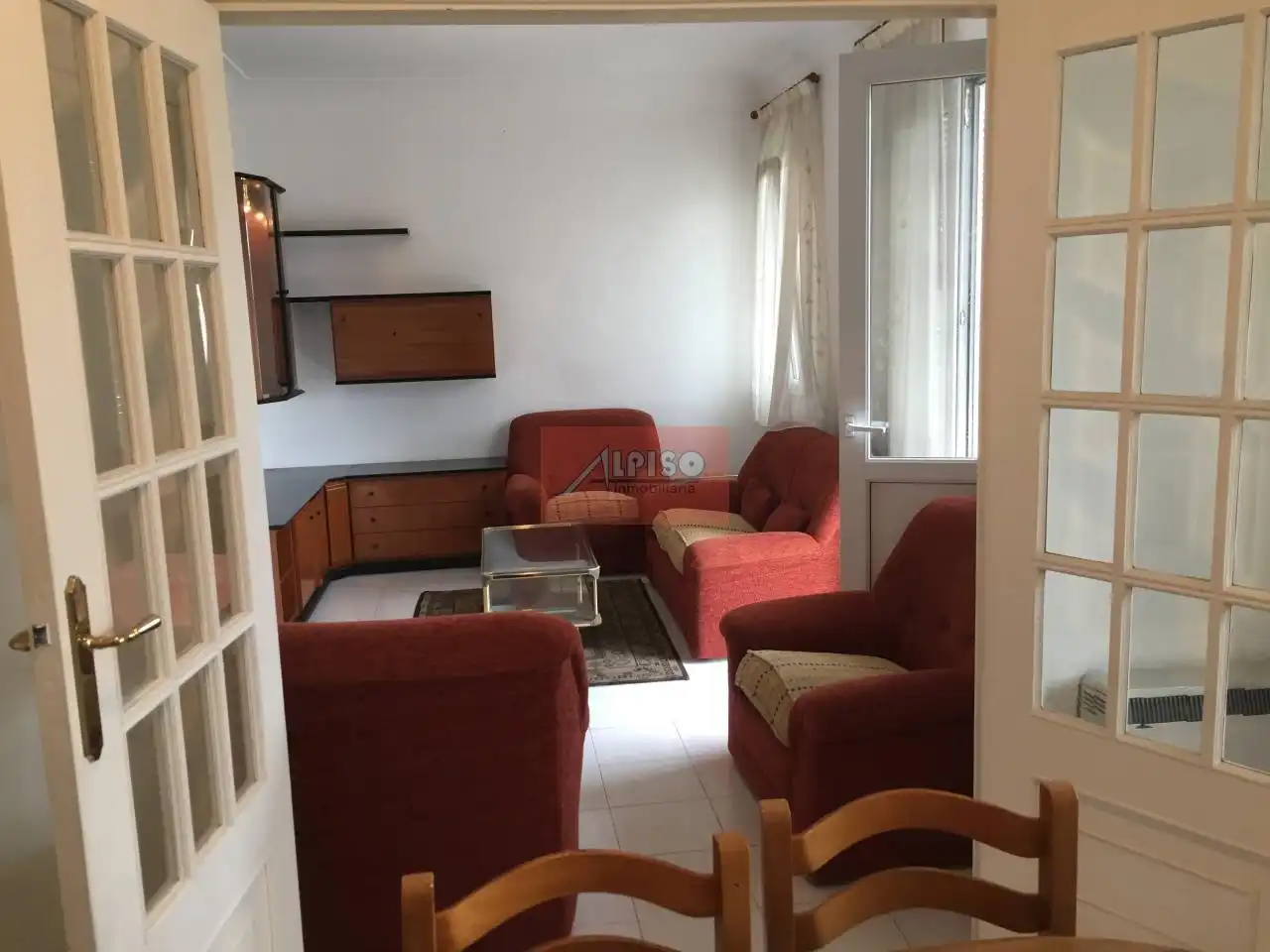 Sala de estar de Piso de alquiler en Ourense Capital  con Calefacción, Amueblado y Balcón