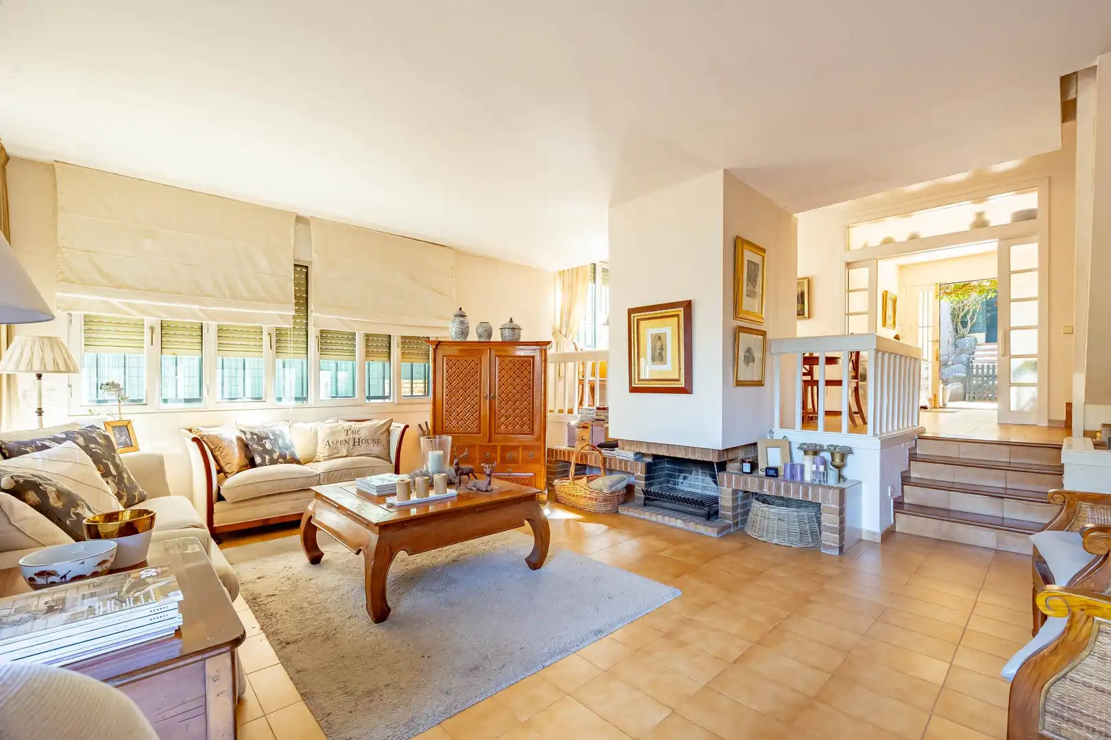 Sala de estar de Casa o chalet en venta en Santa Brígida con Calefacción, Jardín privado y Terraza