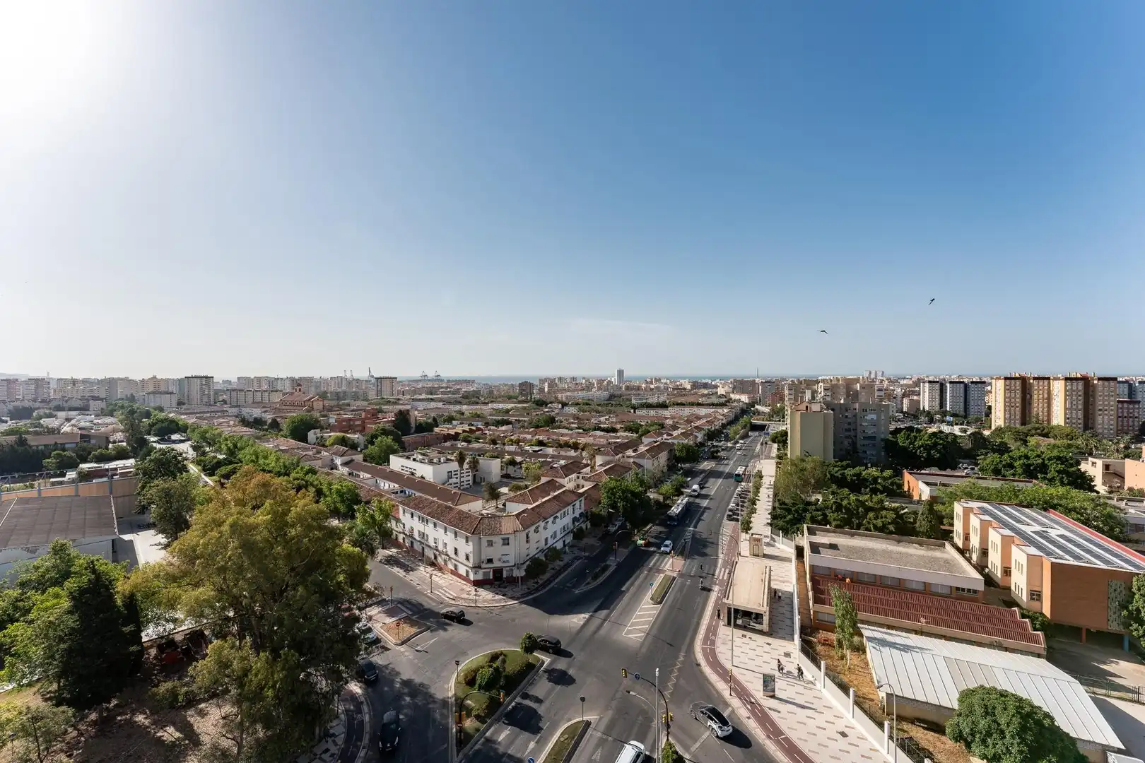 Vista exterior de Àtic en venda en Málaga amb Piscina comunitària