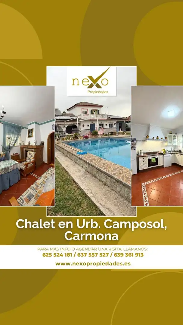 Piscina de Casa o chalet en venta en Carmona con Aire acondicionado, Jardín privado y Terraza