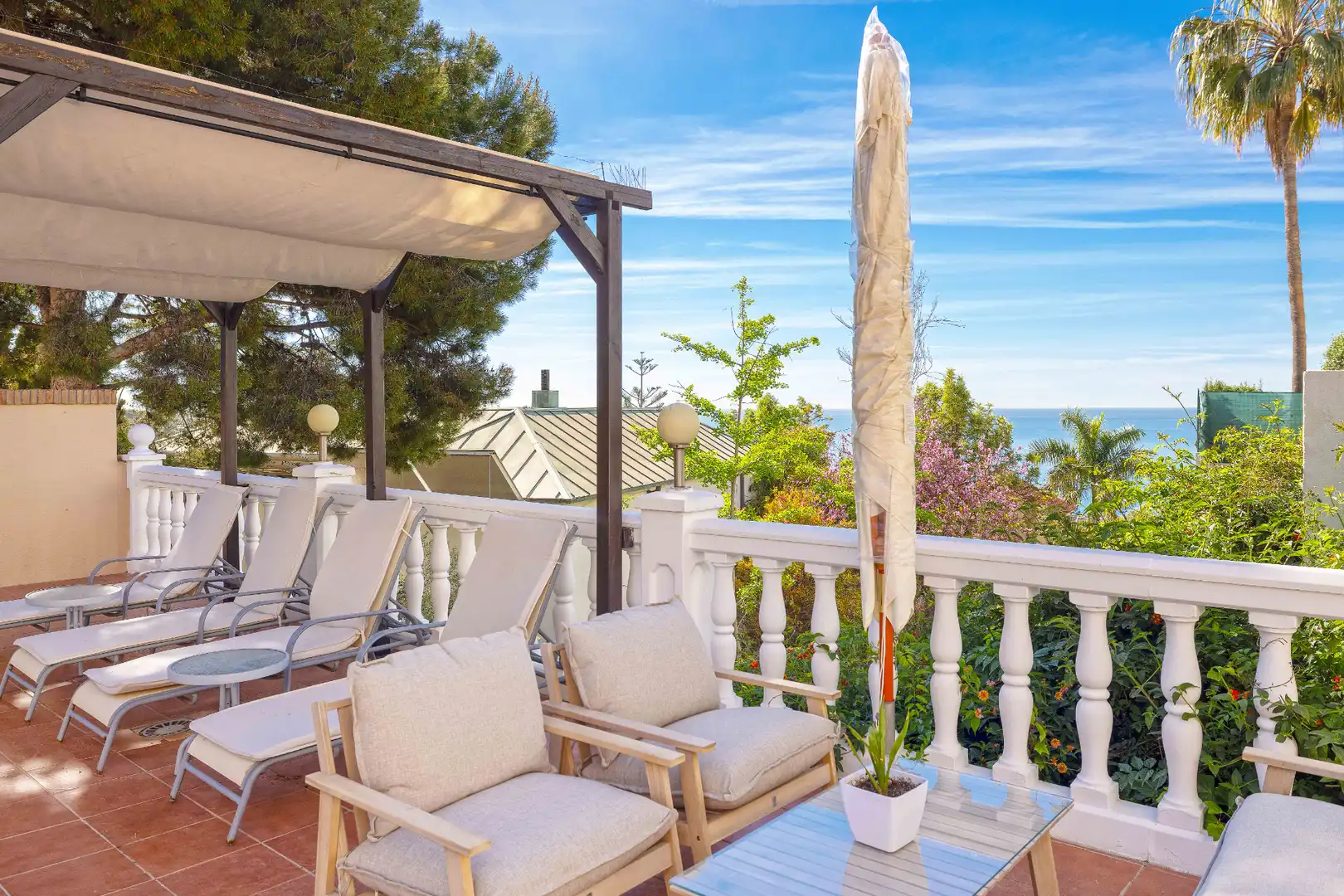 Terraza de Casa o chalet en venta en Málaga Capital con Aire acondicionado, Calefacción y Jardín privado