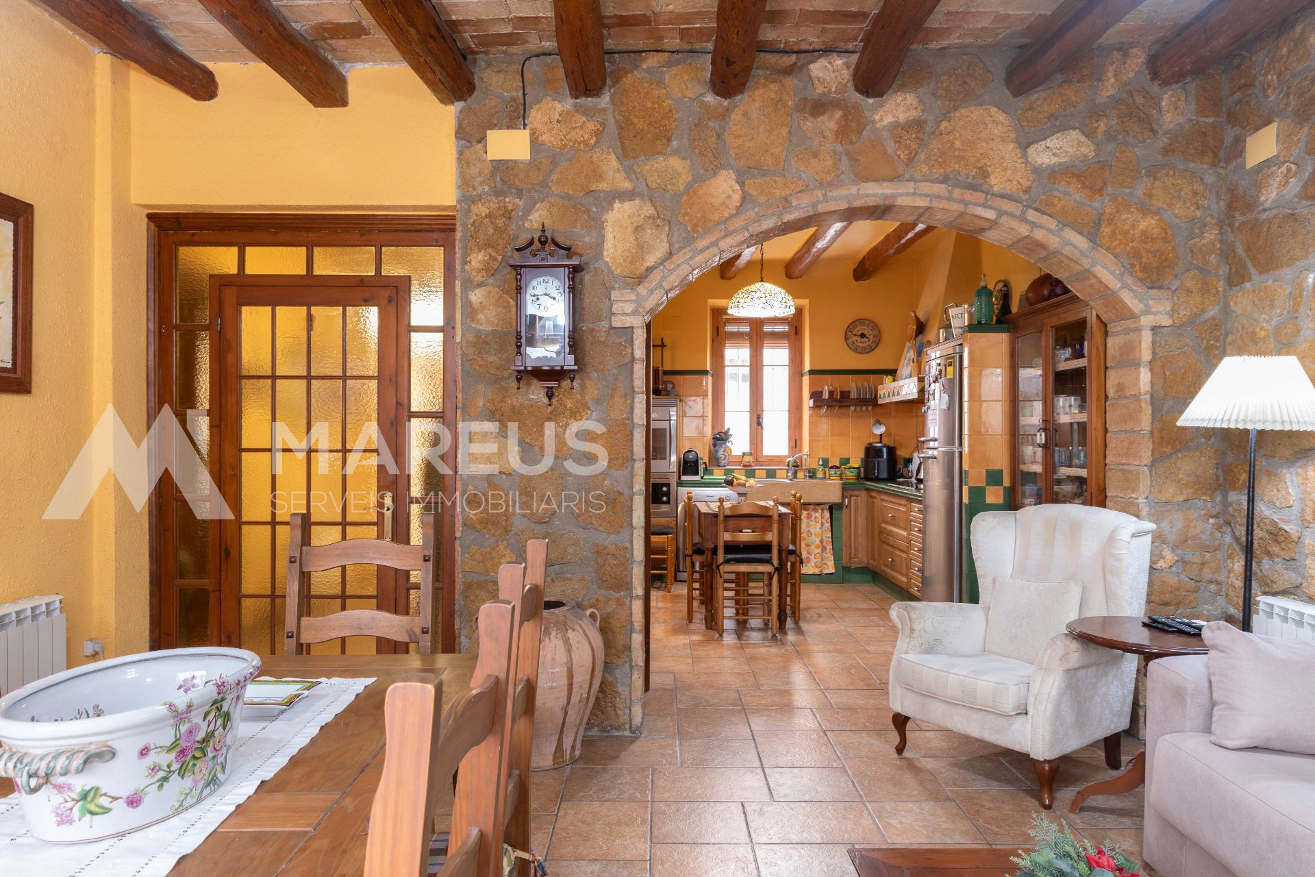 Kitchen of Single-family semi-detached for sale in Torrelavit  with Heating