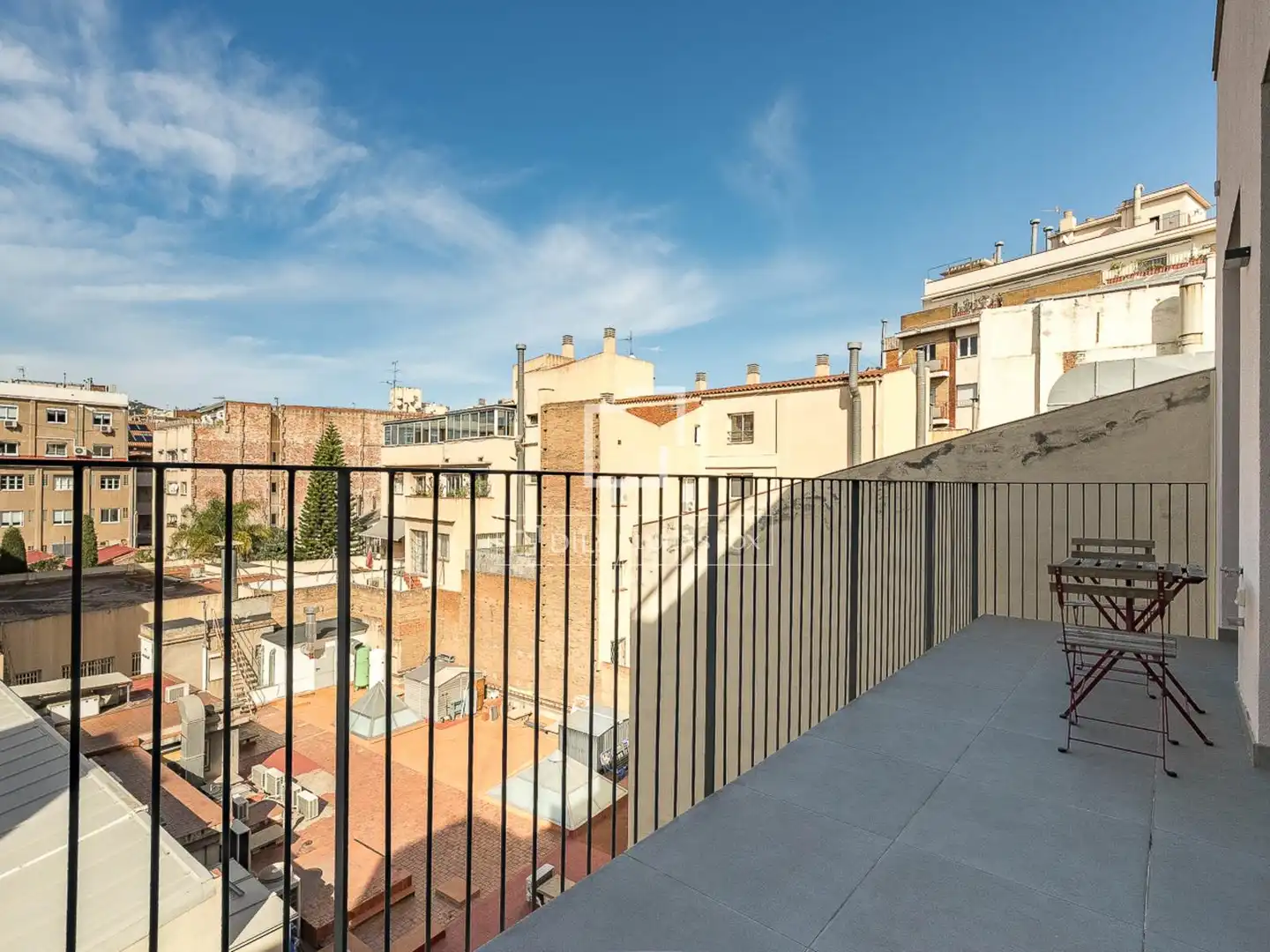 Terrasse von Dachboden zum Verkauf in Barcelona mit Klimaanlage, Heizung und Schwimmbad