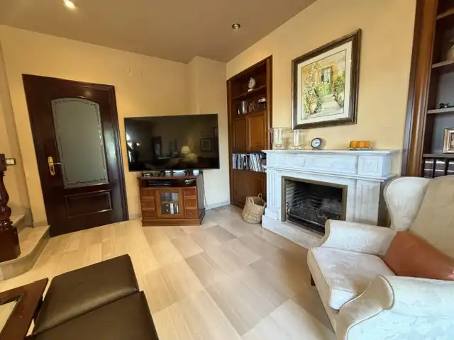 Sala d'estar de Casa o xalet en venda en Riudoms amb Calefacció i Terrassa
