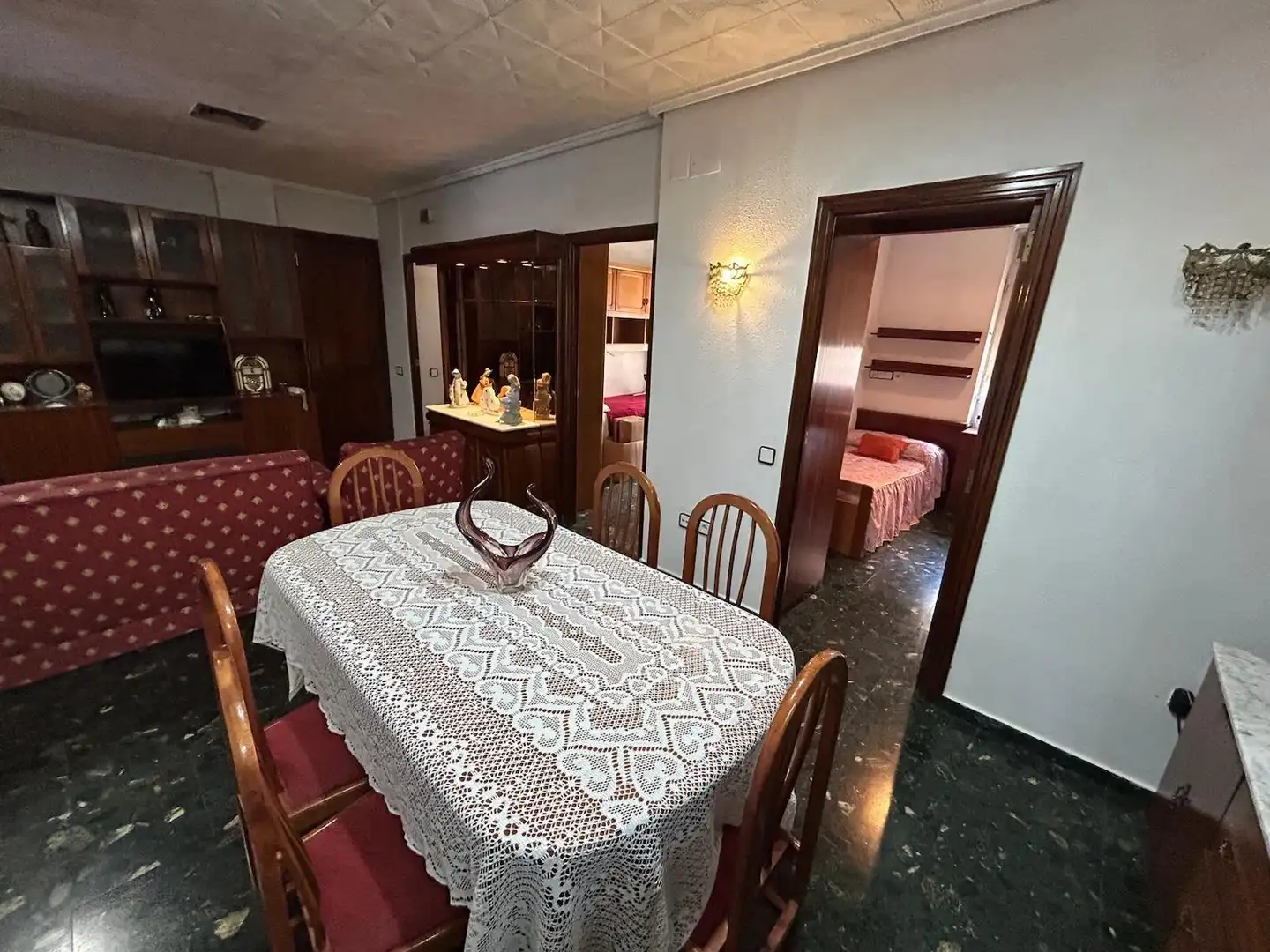 Dining room of Flat for sale in Valencia  with Air Conditioner, Terrace and Balcony