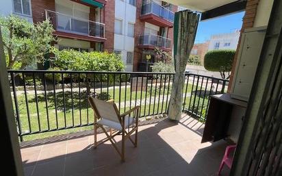 Terrasse von Erdgeschoss zum verkauf in Cubelles mit Terrasse und Balkon