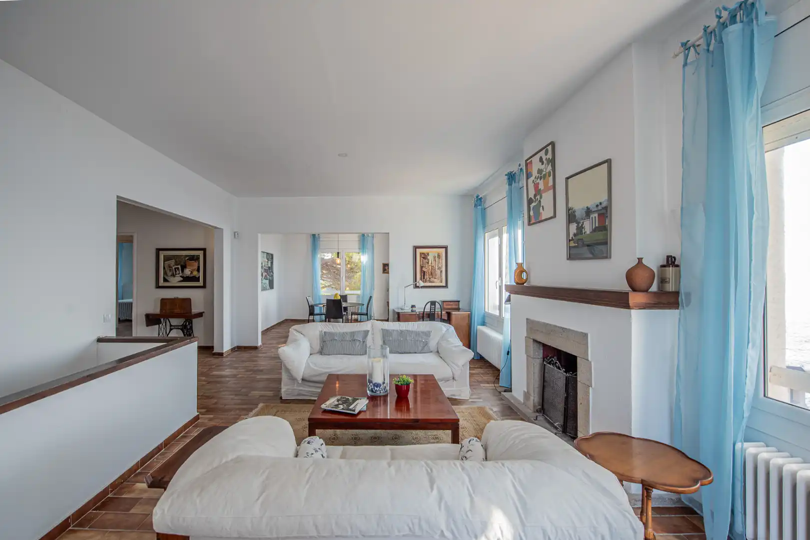 Sala d'estar de Casa o xalet de lloguer en Sant Feliu de Guíxols amb Calefacció, Jardí privat i Moblat