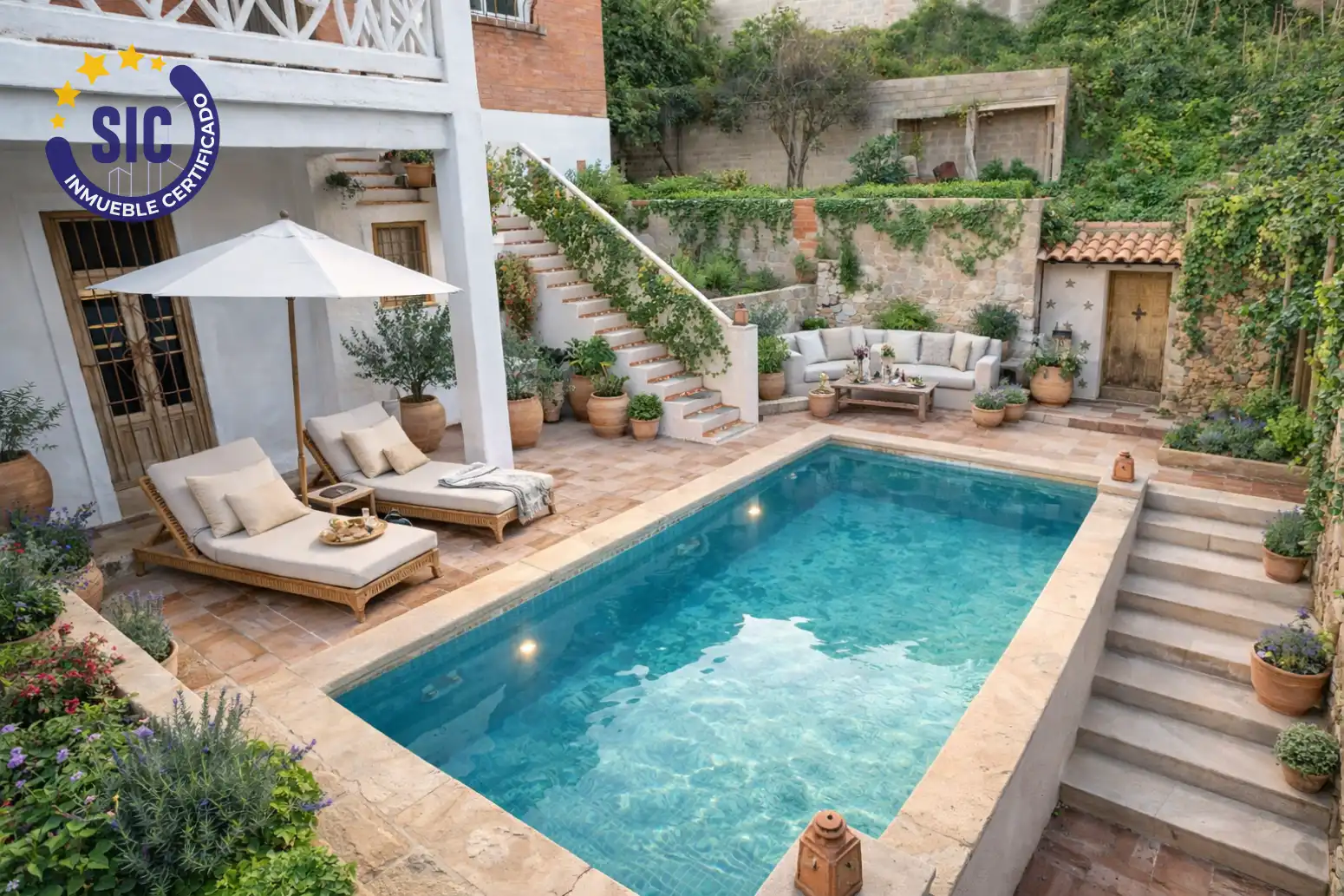 Swimming pool of Houses for sale in Serra  with Private garden and Terrace