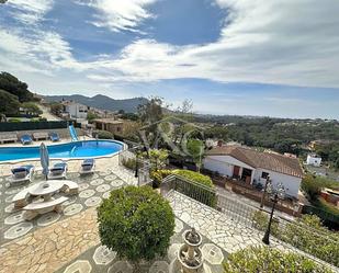 Exterior view of House or chalet for sale in Blanes  with Terrace and Swimming Pool