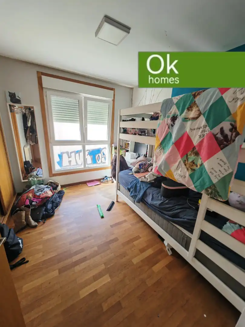 Bedroom of Flat for sale in Arteixo  with Heating, Parquet flooring and Terrace