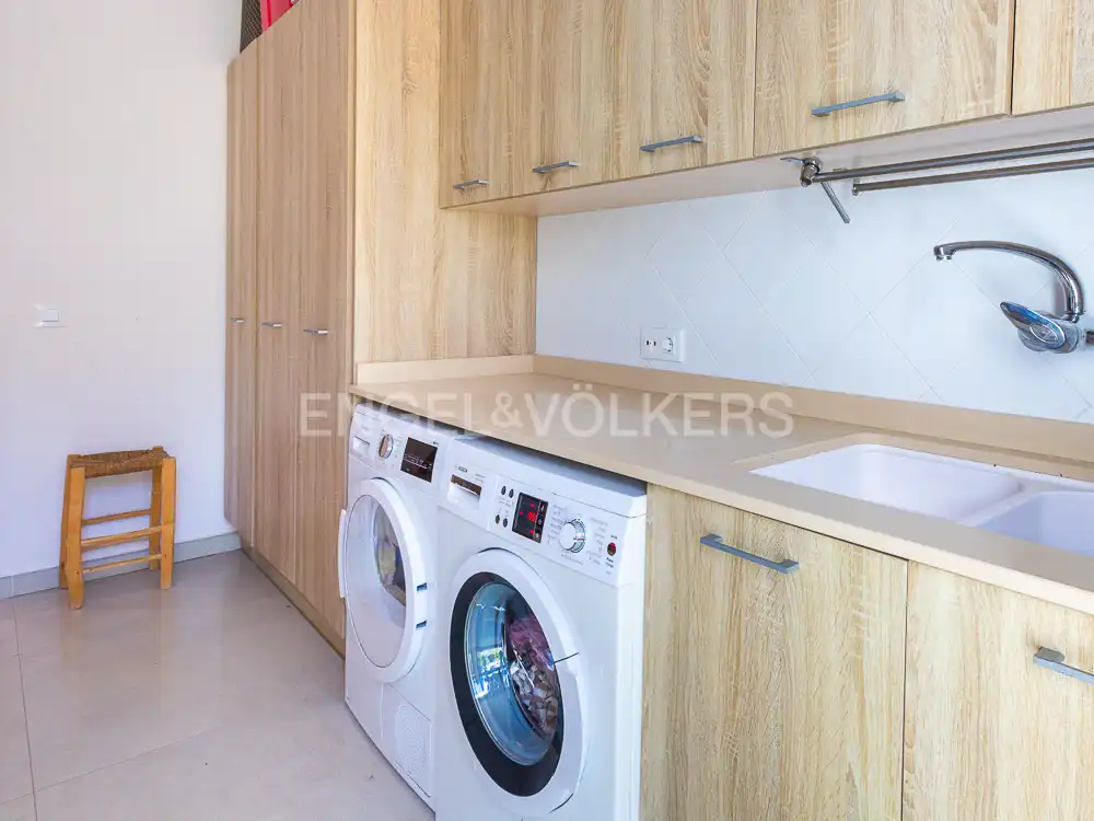 Cuina de Casa o xalet de lloguer en Dénia amb Aire condicionat, Calefacció i Terrassa