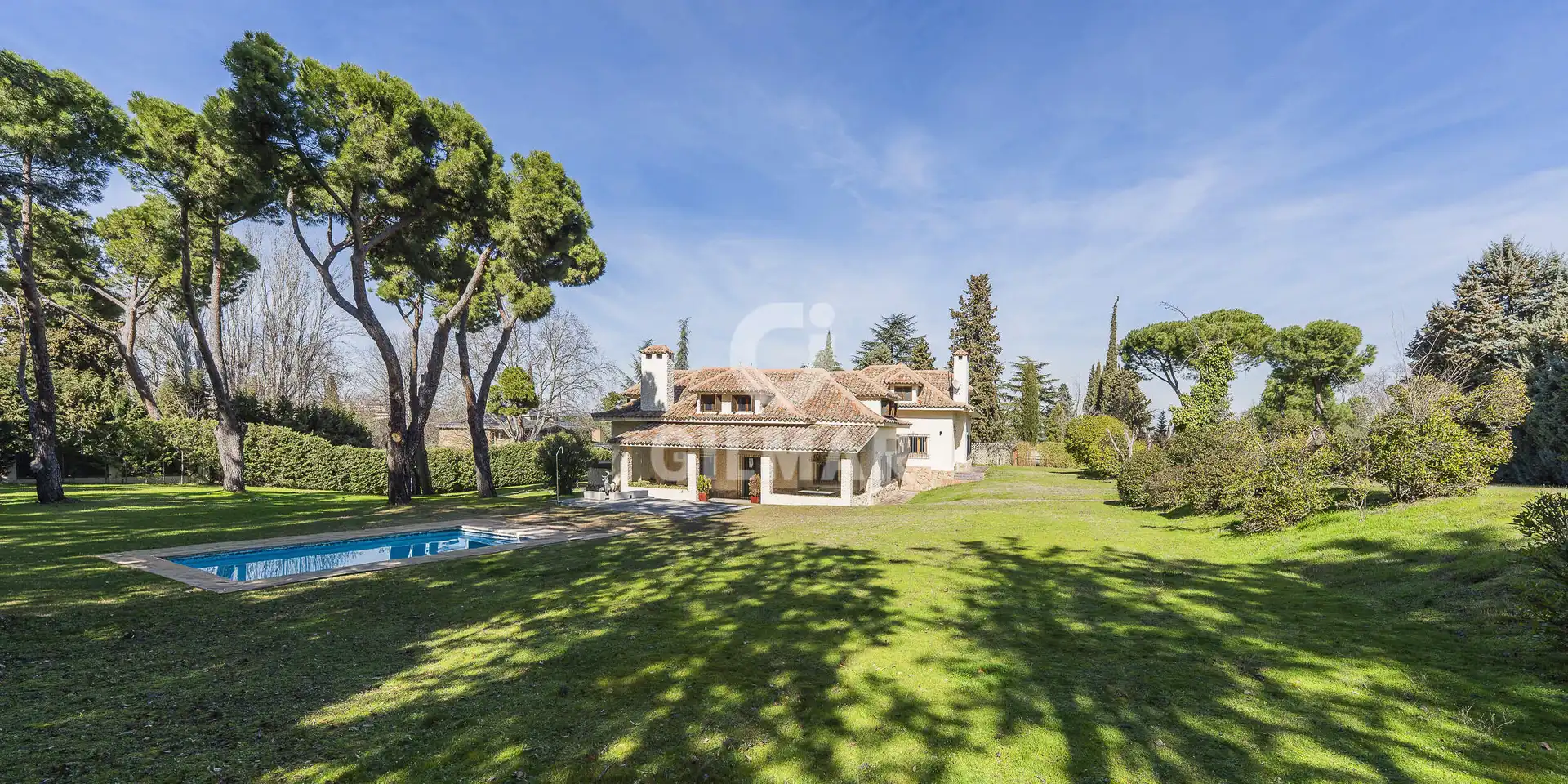 Jardín de Casa o chalet en venta en Pozuelo de Alarcón con Calefacción, Jardín privado y Piscina