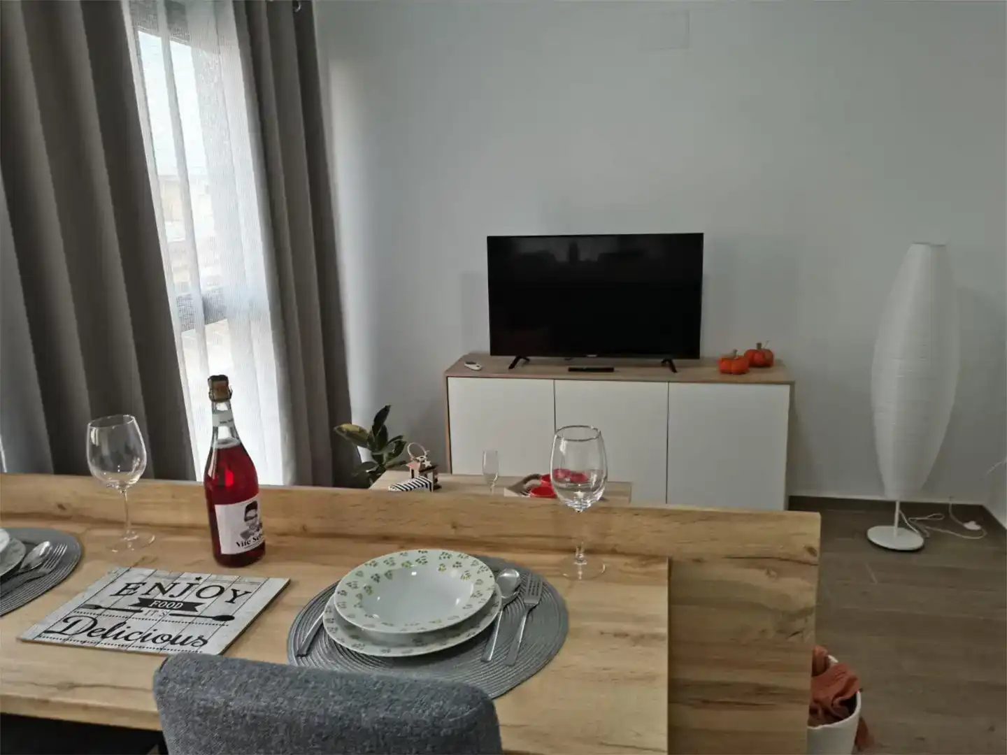 Wohnzimmer von Wohnung zur Miete in Centro