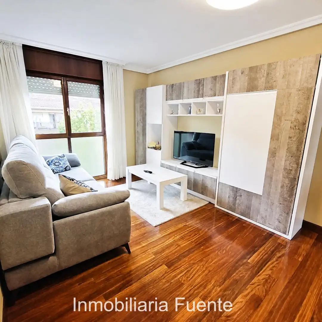 Wohnzimmer von Wohnung zum Verkauf in Zalla  mit Heizung, Abstellraum und Möbliert