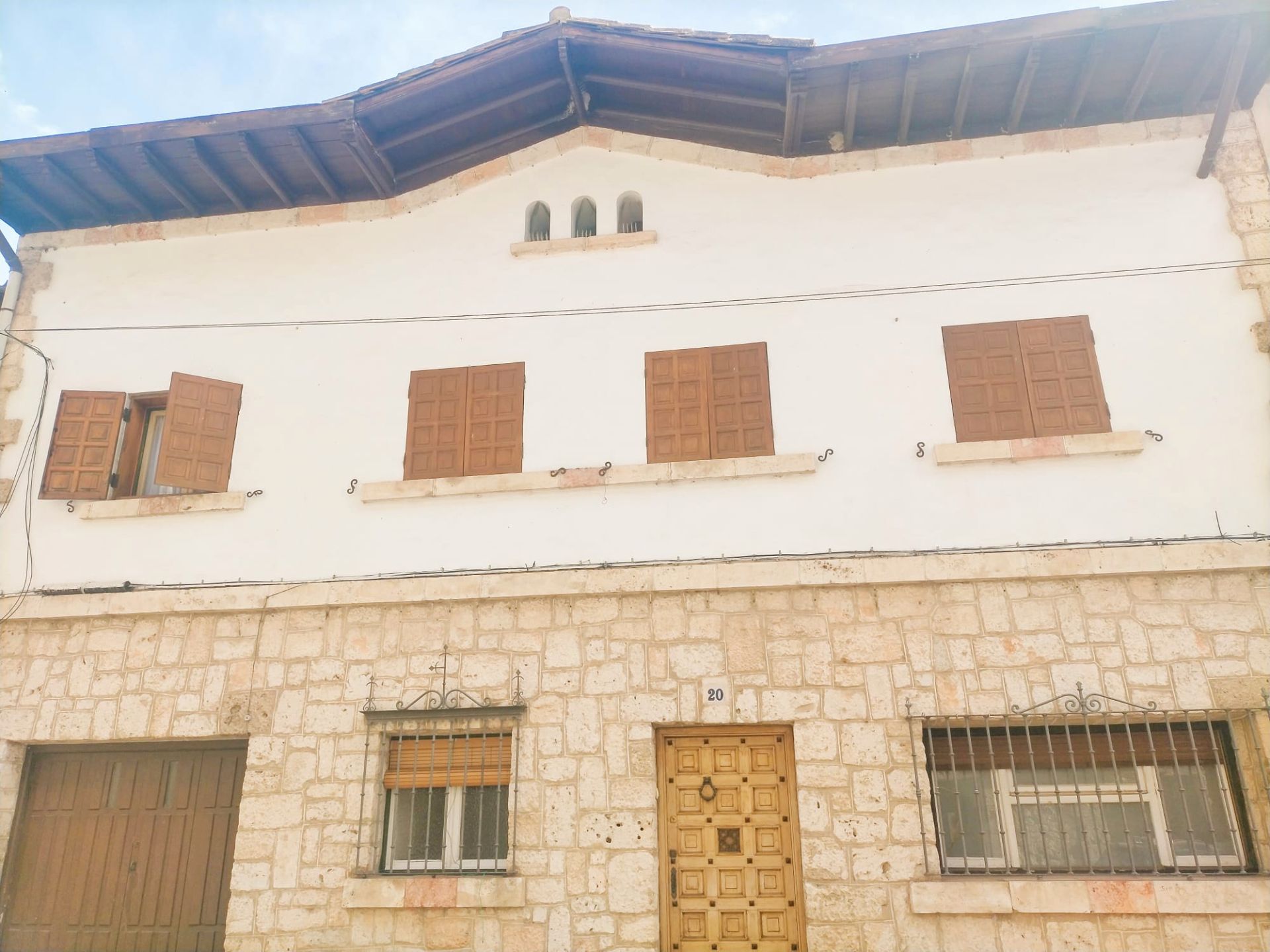 Exterior view of Single-family semi-detached for sale in Pastrana  with Air Conditioner, Heating and Furnished