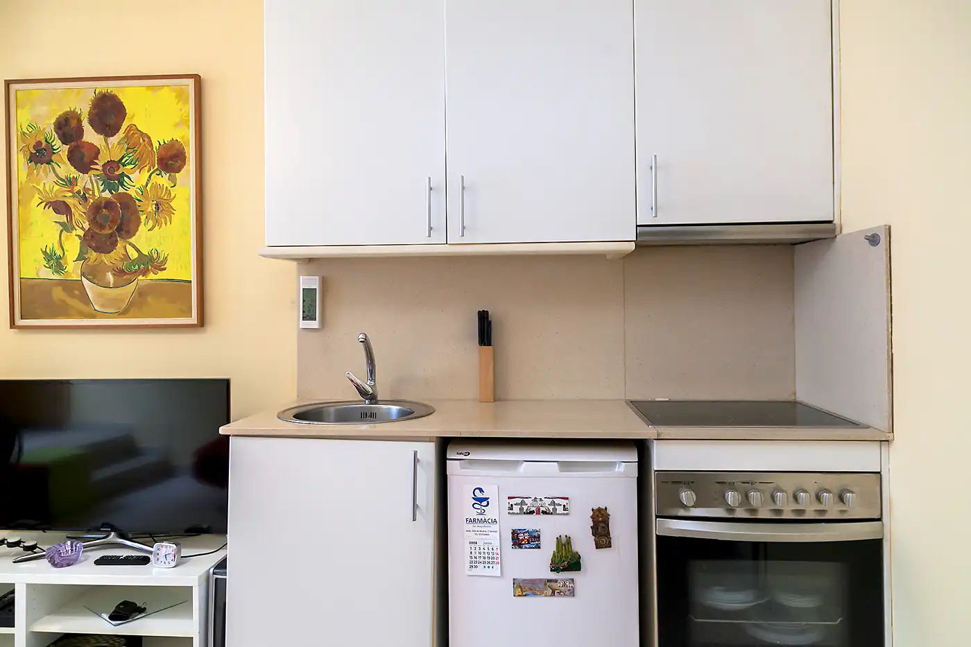 Cuina de Dúplex en venda en Barcelona amb Aire condicionat, Moblat i Forn