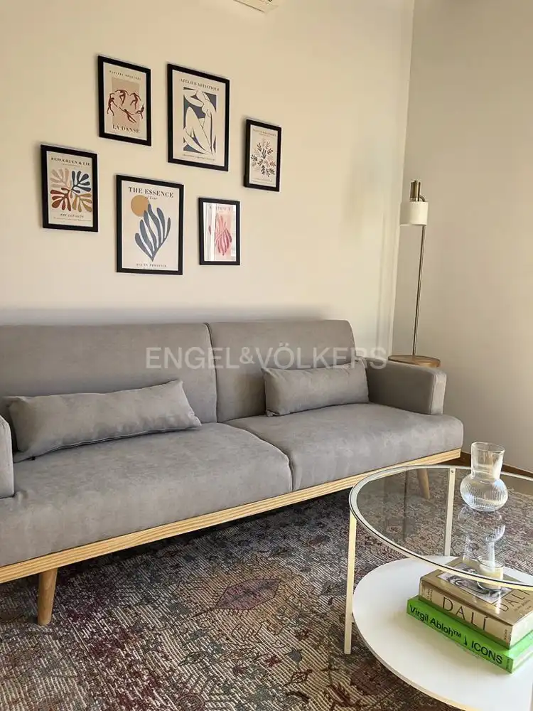 Sala d'estar de Àtic de lloguer en Madrid amb Aire condicionat, Calefacció i Terrassa