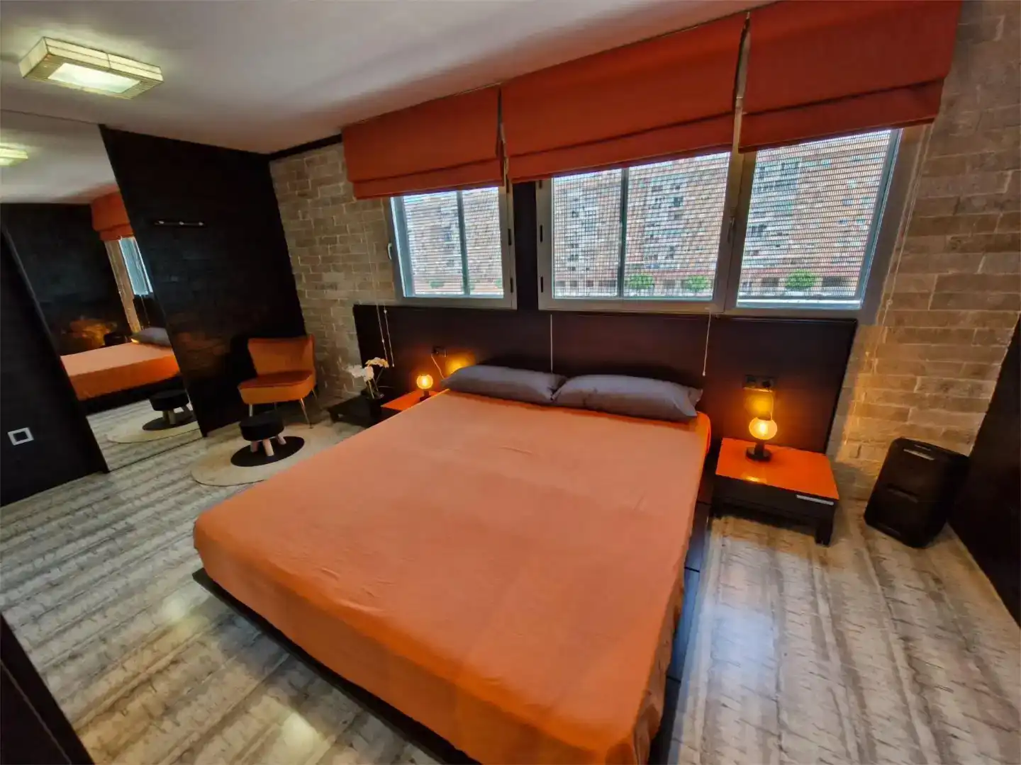 Schlafzimmer von Wohnung zur Miete in  Sevilla Capital mit Klimaanlage