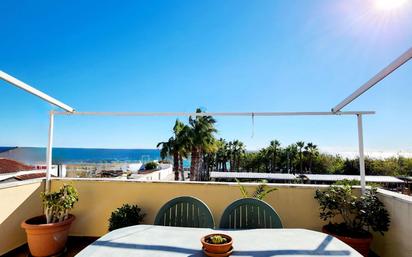 Terrasse von Haus oder Chalet zum verkauf in Vilassar de Mar mit Klimaanlage, Terrasse und Schwimmbad