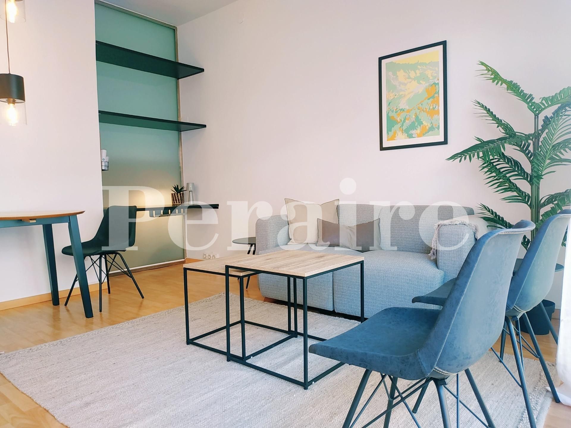 Sala d'estar de Pis de lloguer en  Barcelona Capital amb Aire condicionat, Calefacció i Parquet
