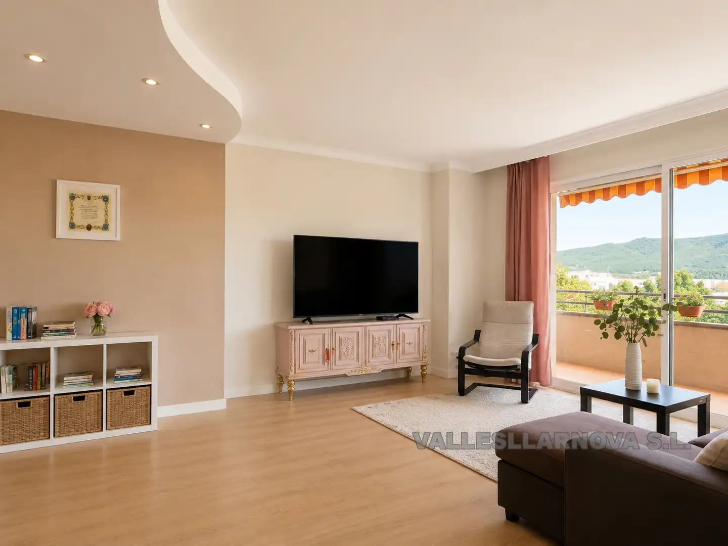 Sala de estar de Piso en venta en Mollet del Vallès con Calefacción, Parquet y Terraza