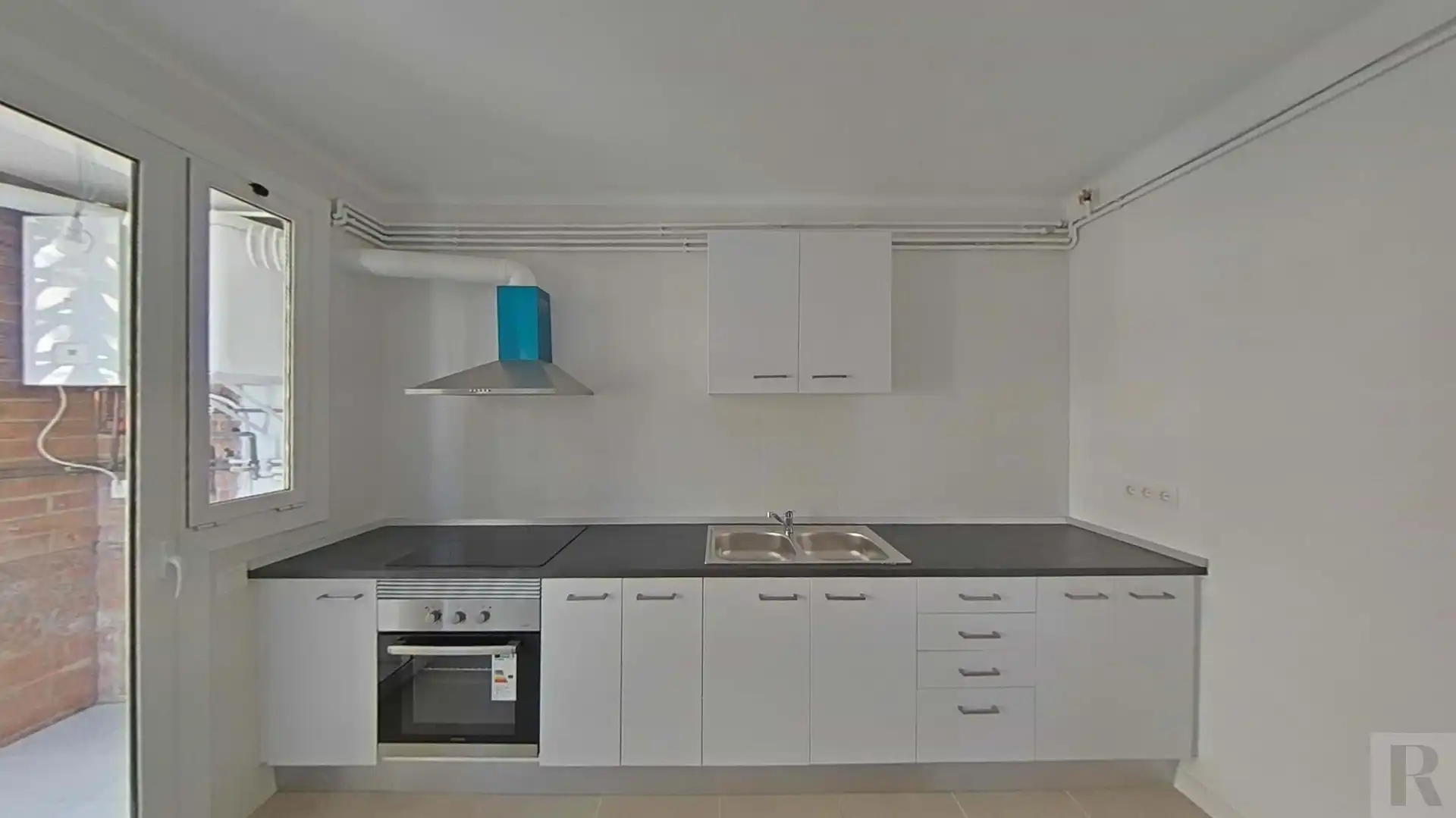 Kitchen of Flat for sale in Sabadell  with Heating, Terrace and Swimming Pool