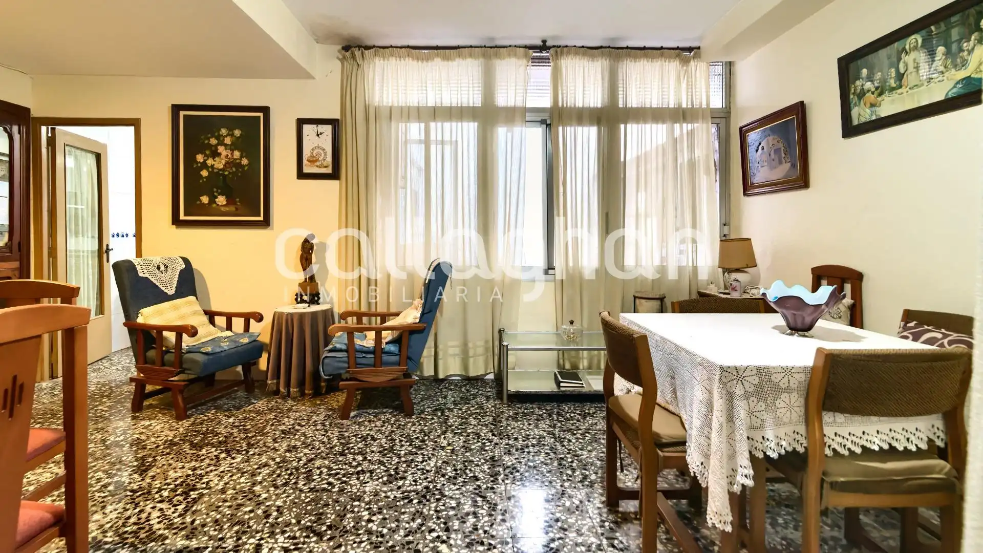 Sala de estar de Casa adosada en venta en Chilches / Xilxes
