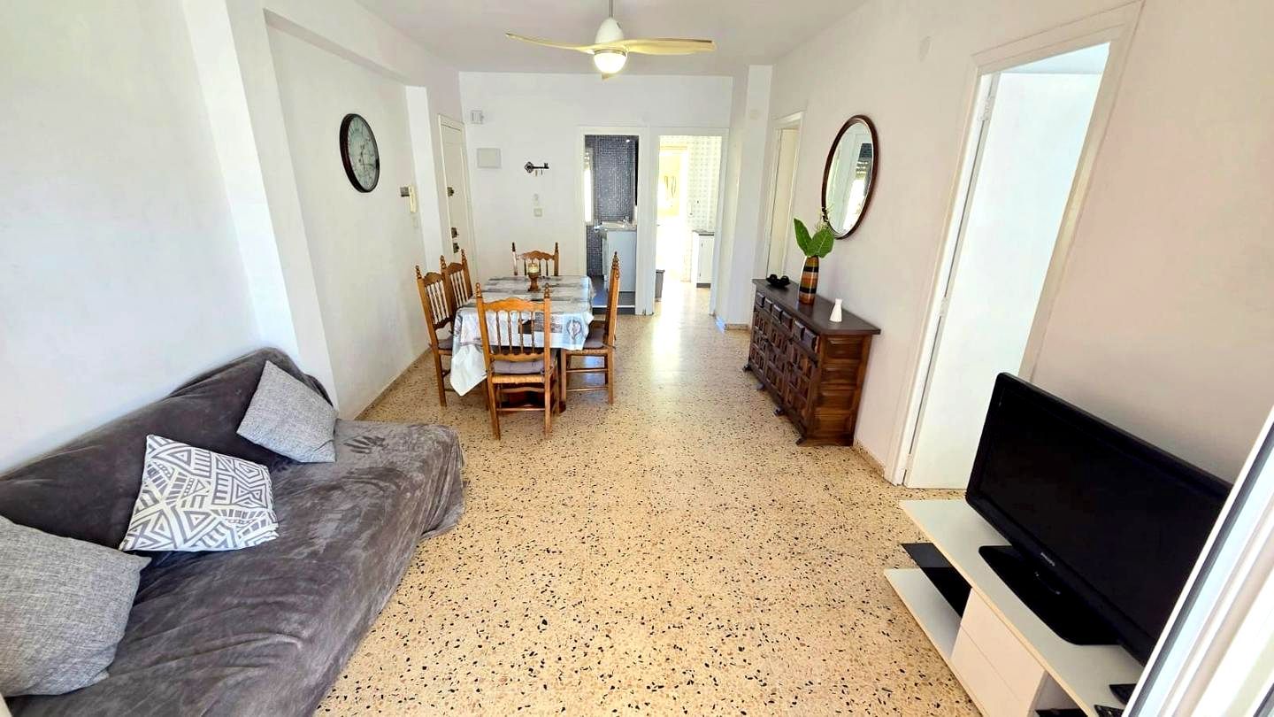 Sala de estar de Apartamento de alquiler en Gandia con Terraza, Amueblado y Se aceptan mascotas