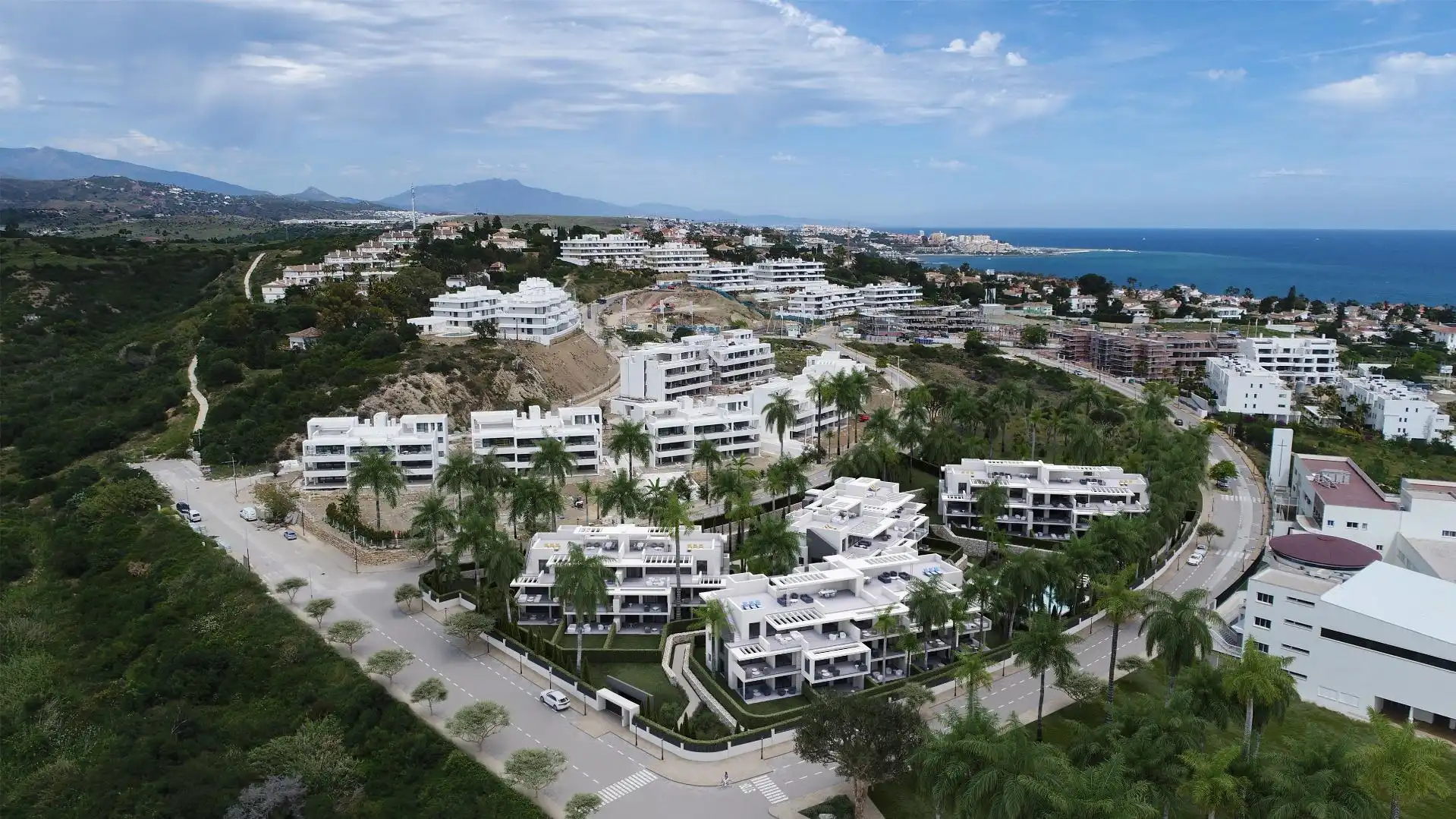Exterior view of Flat for sale in Estepona  with Air Conditioner, Heating and Private garden