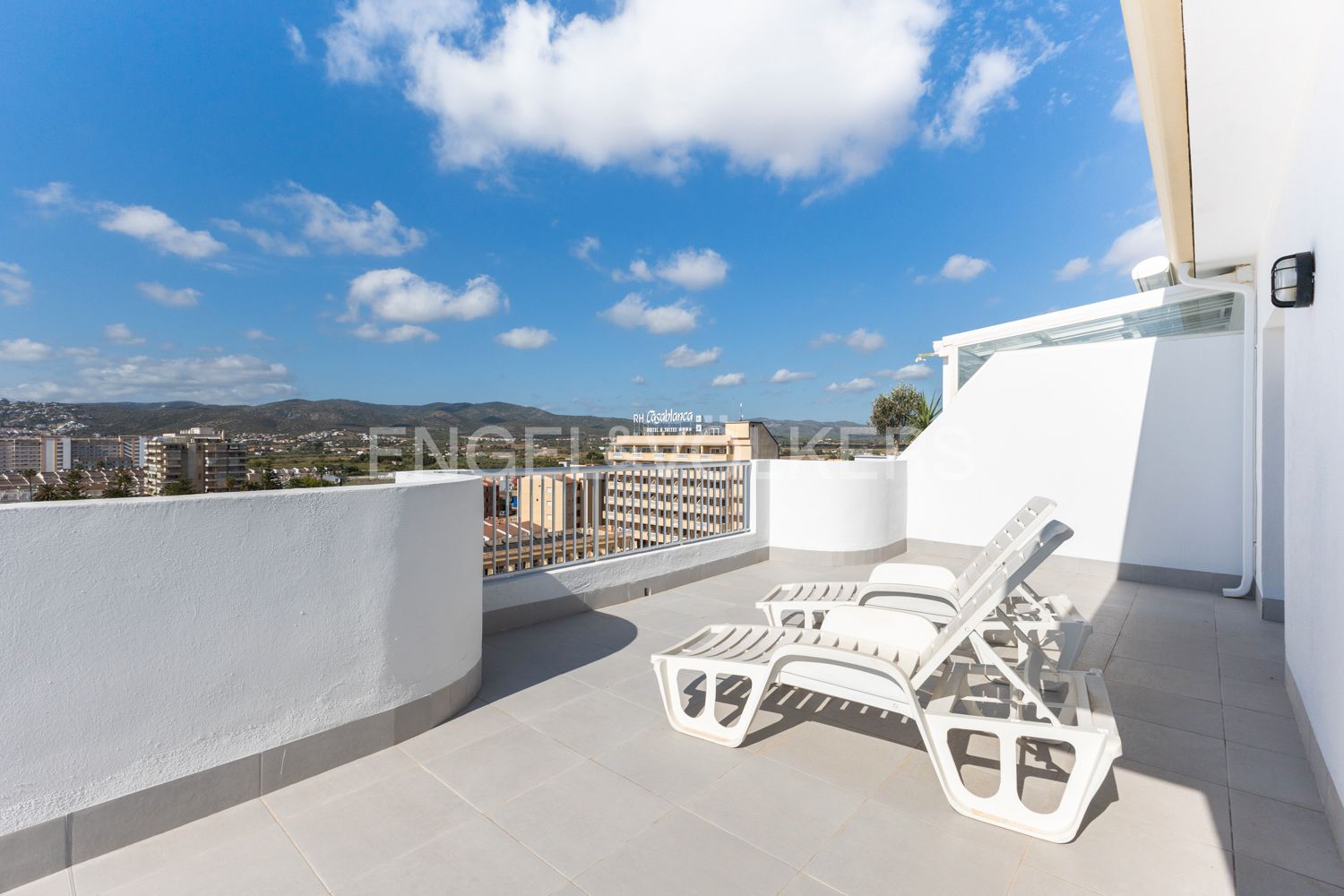 Terrasse von Dachboden zum verkauf in Peñíscola / Peníscola mit Klimaanlage, Heizung und Terrasse