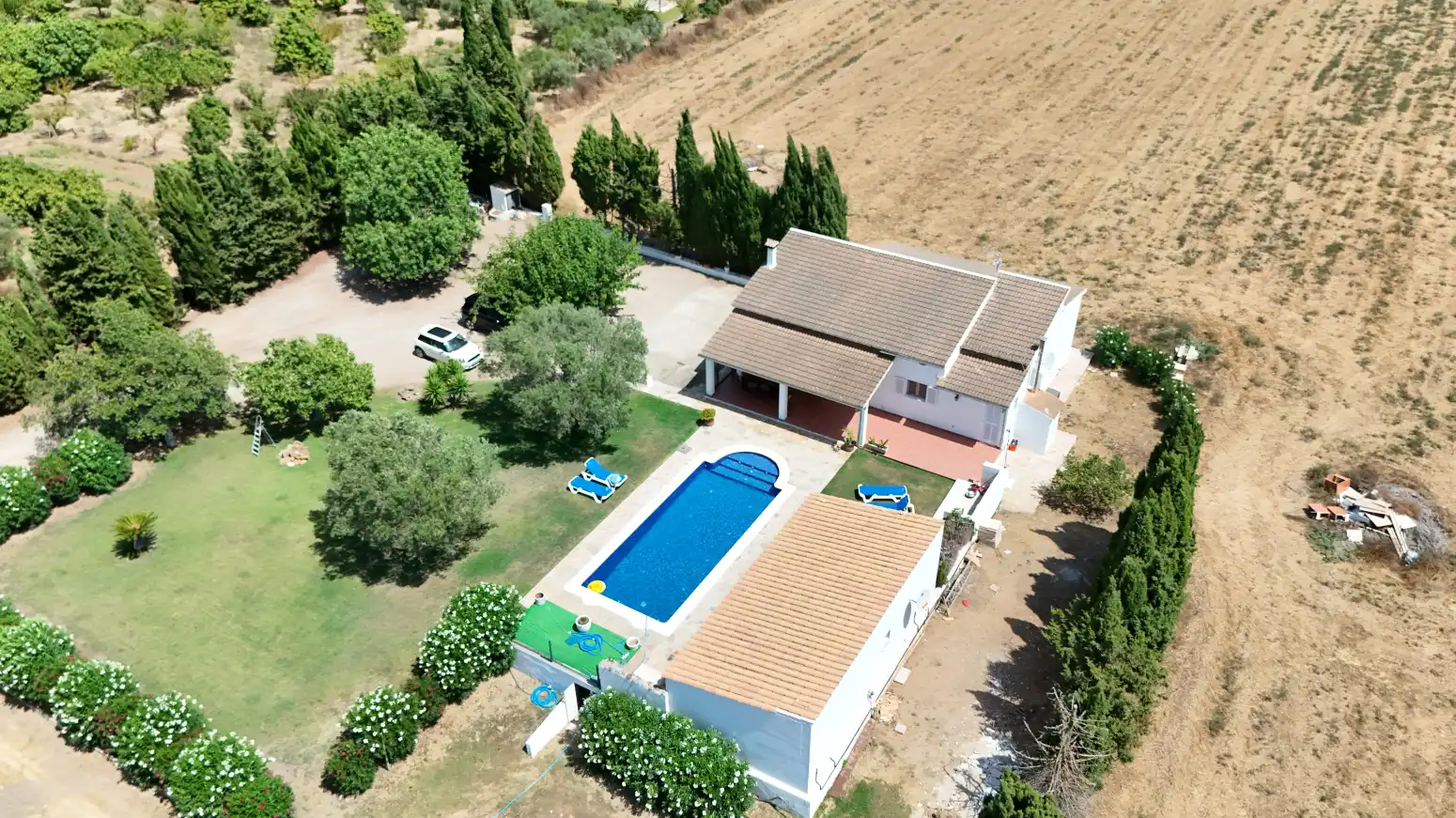 Garden of Houses for rent in Sa Pobla  with Air Conditioner, Heating and Private garden