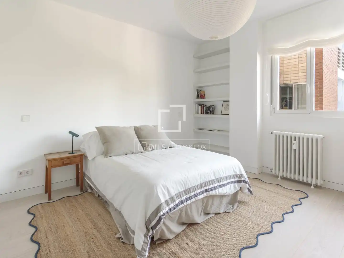 Bedroom of Flat for rent in Madrid  with Air Conditioner, Heating and Private garden
