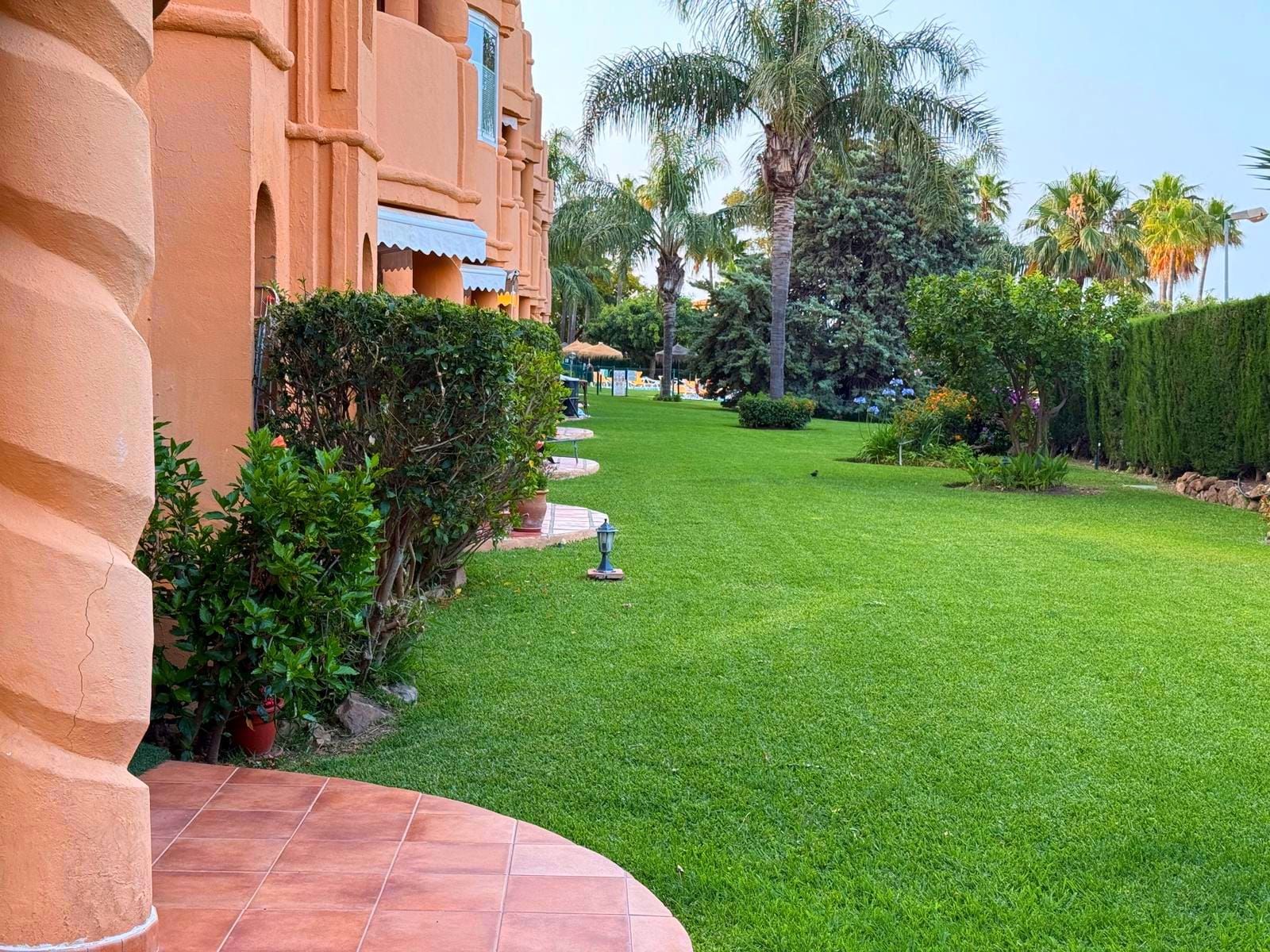 Jardín de Apartamento en venta en Mijas con Jardín privado, Amueblado y Horno