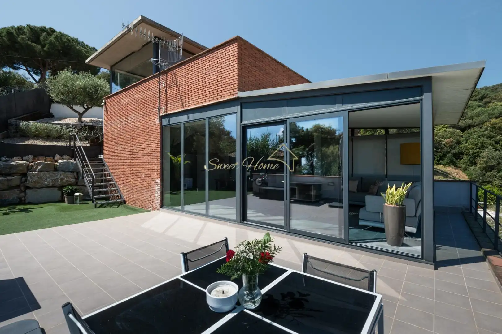 Terraza de Casa o chalet en venta en Alella con Aire acondicionado, Calefacción y Jardín privado
