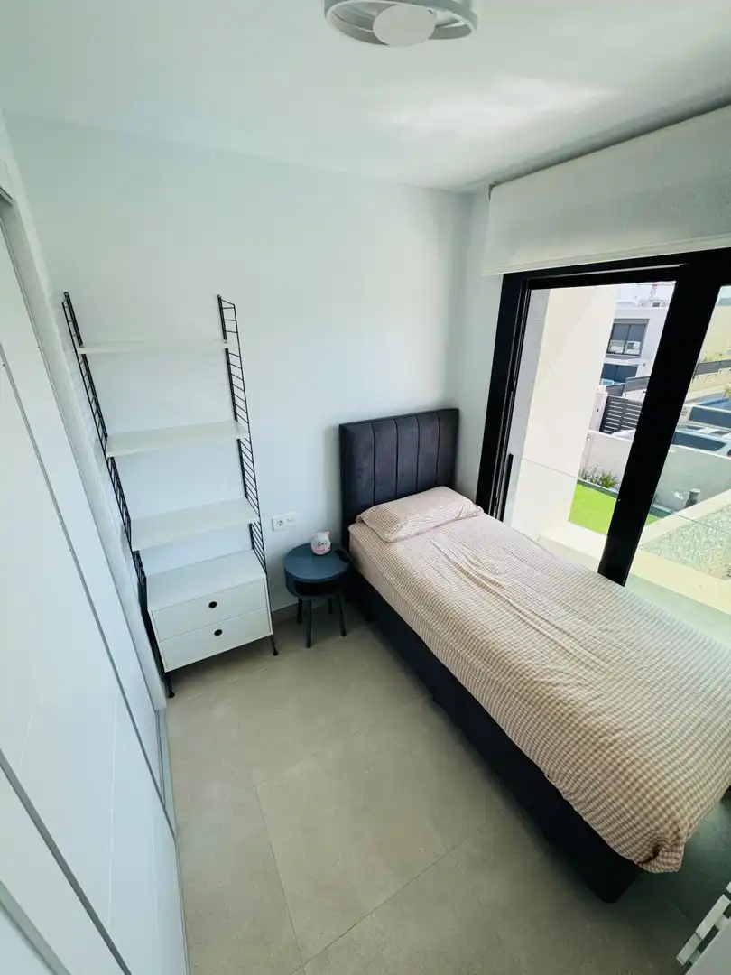 Bedroom of Houses for rent in Santa Pola  with Air Conditioner, Heating and Private garden
