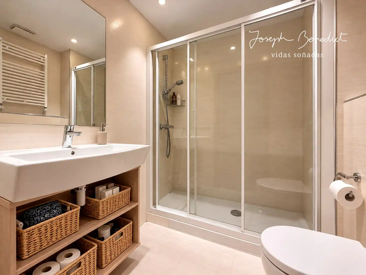 Baño de Casa o chalet en venta en Castelldefels con Aire acondicionado, Calefacción y Jardín privado