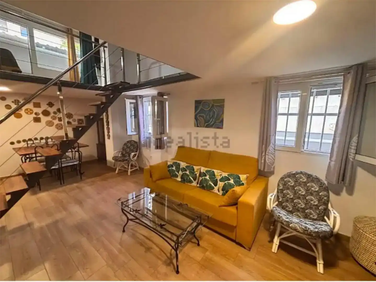 Sala d'estar de Dúplex en venda en Puerto de la Cruz amb Moblat, Forn i Rentadora