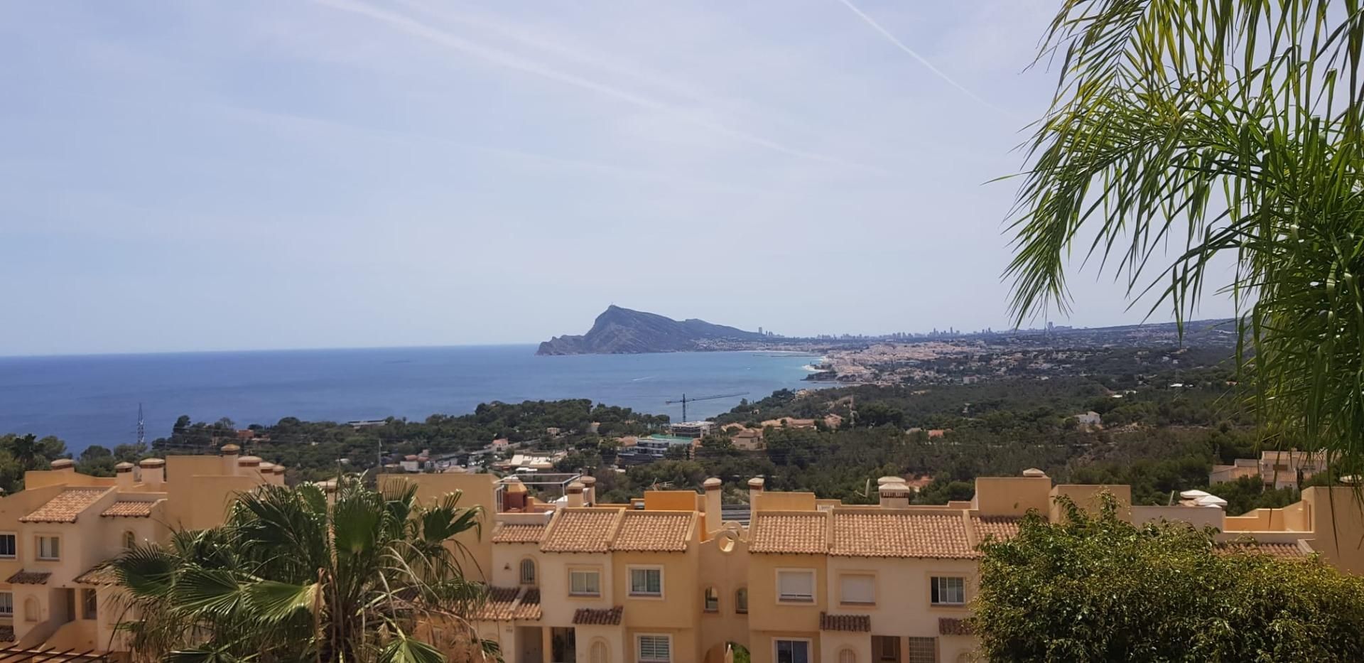 Exterior view of Single-family semi-detached to rent in Altea  with Air Conditioner, Heating and Private garden