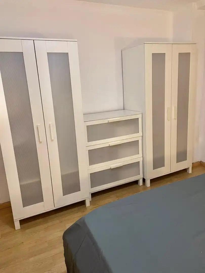 Schlafzimmer von Wohnung zur Miete in Valencia mit Klimaanlage