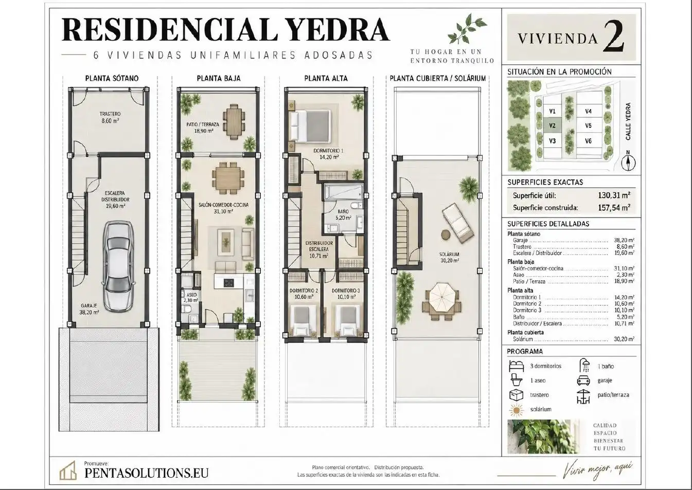 Casa adosada en venta en La Granja - La Colina - Los Pastores