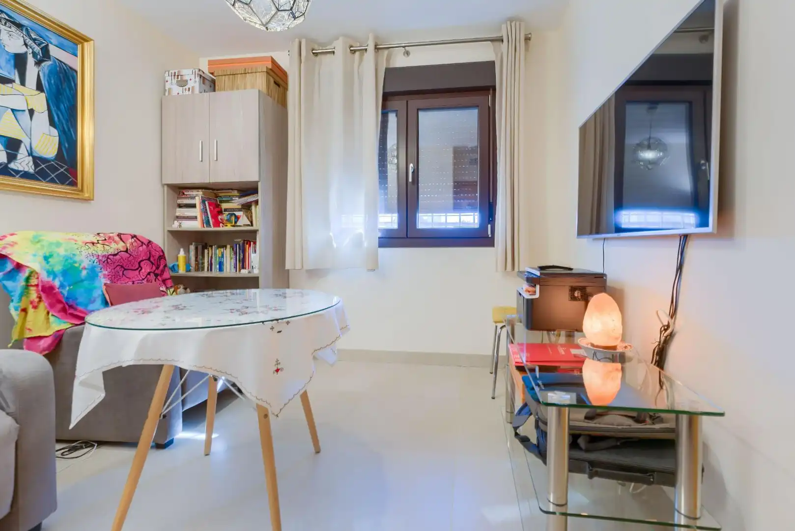 Wohnzimmer von Dachboden zum Verkauf in Sevilla mit Klimaanlage, Heizung und Terrasse