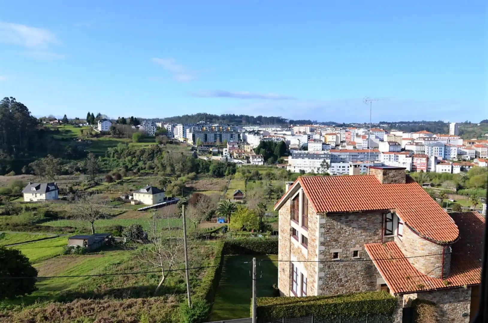 Vista exterior de Piso en venta en Betanzos